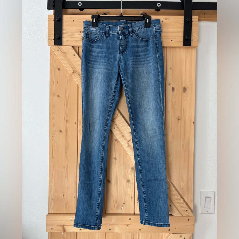 EUC Soho New York & Company Women's Skinny Jeans - Blue Size 6
